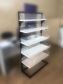 Стойка напольная с полками и контейнерами