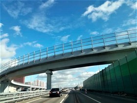 Монолитный поликарбонат на Минском шоссе г. Москва