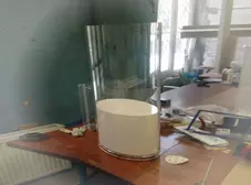 Овальная тумба