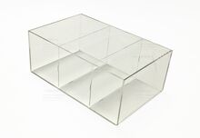 Лоток из оргстекла с разделителями