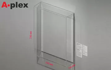 Напольная тумба-витрина 530х730