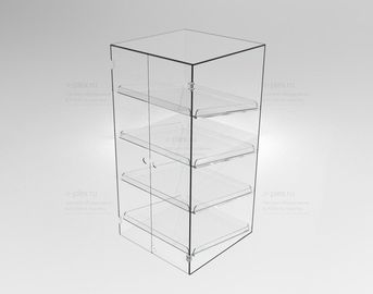 Прямоугольная витрина из оргстекла