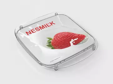 Пластиковая монетница квадратная