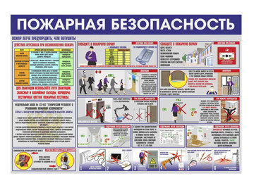 Стенд пожарная безопасность